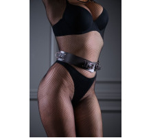 Коричневый кожаный пояс Sex Game