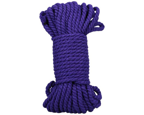 Фиолетовая верёвка для связывания и фиксации Bind Tie - 15,24 м.