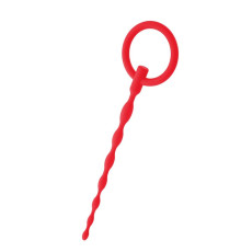 Красный уретральный плаг с кольцом