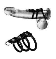 Набор из 3 силиконовых колец с ремешком и креплением для поводка