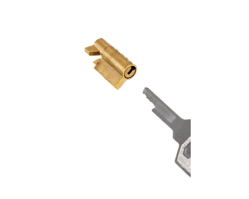 Красный мужской пояс верности из пластика