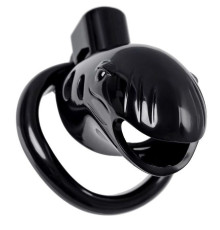 Черный мужской пояс верности из пластика