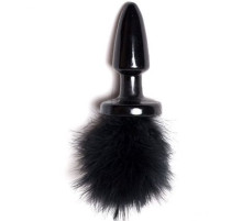 Пробка с хвостиком Black Bunny - 11 см.