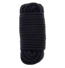 Черная веревка для связывания BONDX LOVE ROPE - 10 м.