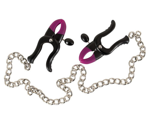 Зажимы на соски Silicone Nipple Clamps с цепочкой