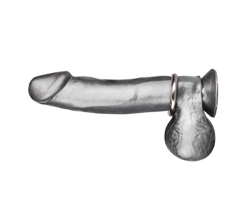 Стальное эрекционное кольцо STEEL COCK RING - 4.5 см.