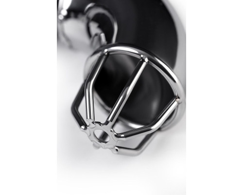 Серебристый мужской пояс верности TOYFA Metal