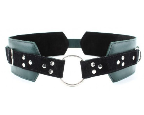 Изумрудный пояс Ladys Arsenal с колечками для крепления