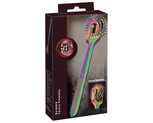 Радужное колесо Вартенберга Rainbow Triple Pinwheel
