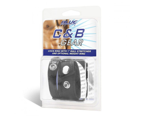 Утяжка для мошонки и пениса Cock Ring With 1  Ball Stretcher And Optional Weight Ring