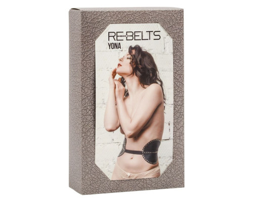 Пояс с клёпками Yona Black