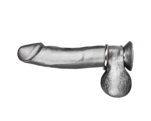 Стальное эрекционное кольцо STEEL COCK RING - 3.5 см.