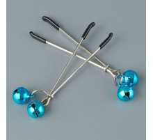 Зажимы на соски с колокольчиками на конце