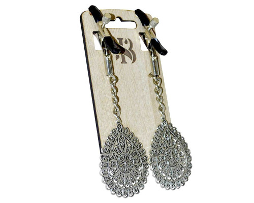 Зажимы на соски с декоративными подвесками  Восток