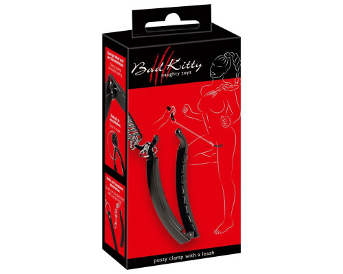 Зажим для половых губ с поводком Pussy Clamp With A Leash
