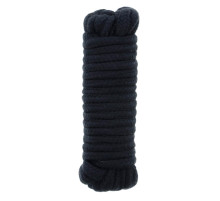 Чёрная веревка для связывания BONDX LOVE ROPE - 5 м.