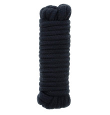 Чёрная веревка для связывания BONDX LOVE ROPE - 5 м.
