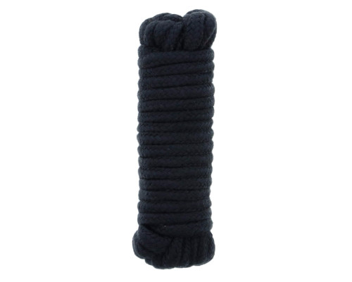 Чёрная веревка для связывания BONDX LOVE ROPE - 5 м.