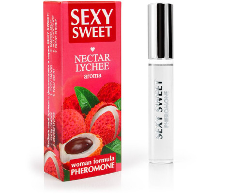 Парфюм для тела с феромонами Sexy Sweet с ароматом личи - 10 мл.
