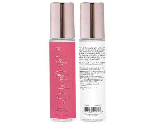 Ухаживающий мист для тела с феромонами CG Let’s Get It On с фруктово-цветочным ароматом - 103 мл.