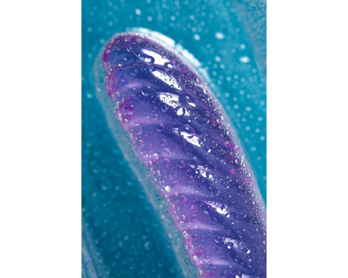 Фиолетовый двусторонний фаллоимитатор Frica - 23 см.