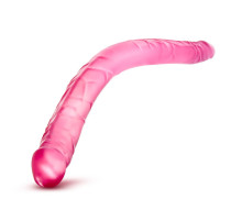 Розовый двусторонний фаллоимитатор B Yours 16  Double Dildo - 40,6 см.