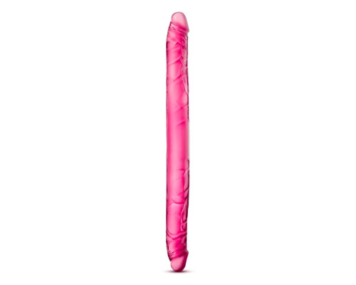 Розовый двусторонний фаллоимитатор B Yours 16  Double Dildo - 40,6 см.