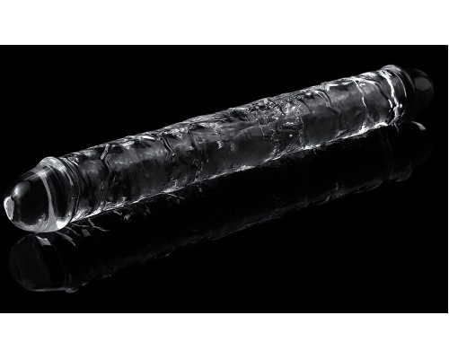 Прозрачный двусторонний фаллоимитатор Flawless Clear Double Dildo - 30 см.