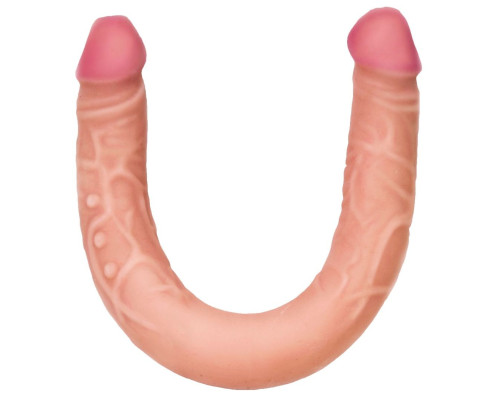 Двусторонний фаллоимитатор из киберкожи - 47,7 см.