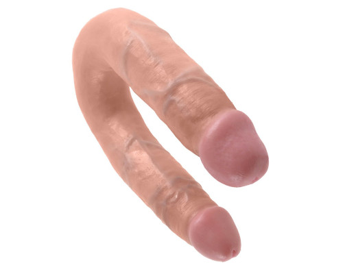 Двусторонний фаллоимитатор U-Shaped Medium Double Trouble - 34,6 см.