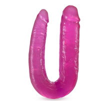 Розовый двусторонний фаллоимитатор Double Headed Dildo - 45 см.