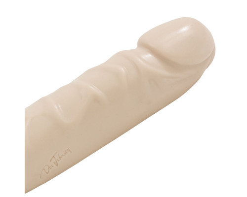 Двухголовый фаллос телесного цвета Jr. Veined Double Header 12  Bender - 29,5 см.