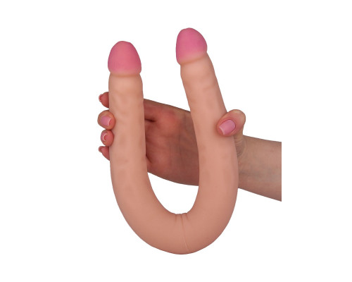 Двусторонний фаллоимитатор FORM KEEP - 42,6 см.