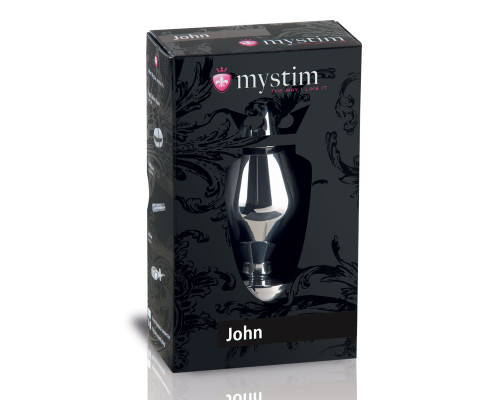 Анальная втулка для электростимуляции John - 10,5 см.