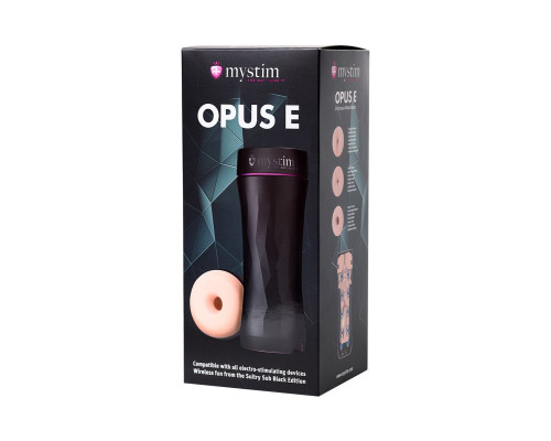 Мастурбатор-анус Opus E Donut с возможностью подключения электростимуляции