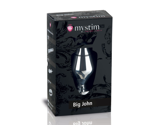 Анальная втулка для электростимуляции Big John - 13 см.