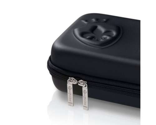 Чёрный вибромассажер c электростимуляцией Daring Danny Black Edition - 27 см.