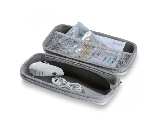 Вибратор с электростимуляцией Sizzling Simon Black Edition - 27 см.