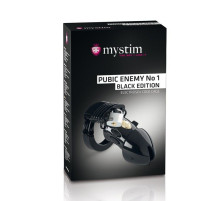 Пояс верности с электростимуляцией Mystim Pubic Enemy No1 Black Edition