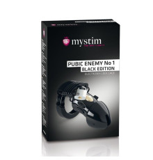 Пояс верности с электростимуляцией Mystim Pubic Enemy No1 Black Edition
