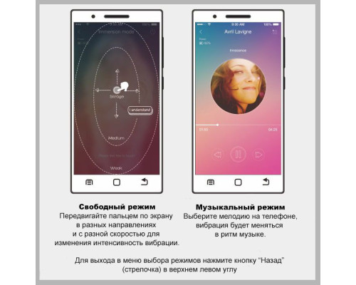 Ярко-розовое виброяйцо Doreen с электростимуляцией и управлением через приложение