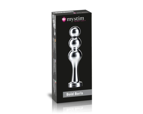 Металлический стимулятор Bold Boris для электросекса - 14 см.