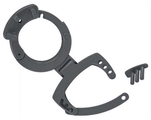 Кольцо с зажимом для мошонки для пояса верности Pubic Enemy