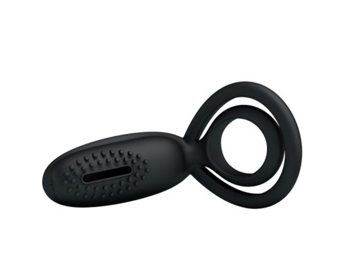 Эрекционное кольцо с клиторальной щеточкой Esther