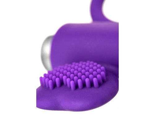 Фиолетовое виброкольцо с ресничками JOS PERY