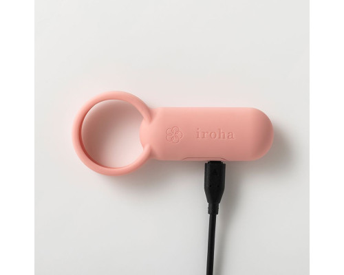 Коралловое эрекционное кольцо Iroha SVR Coral Pink