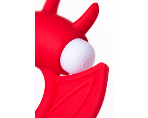 Красное эрекционное кольцо на пенис JOS COCKY DEVIL