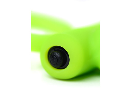 Зеленое эрекционное виброкольцо на пенис Cock Ring