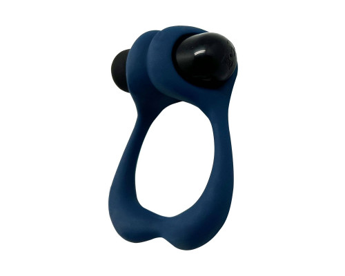 Синее эрекционное виброкольцо Nutty