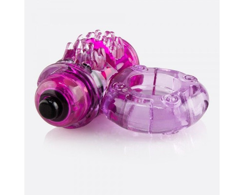 Фиолетовое эрекционное виброкольцо OWOW PURPLE